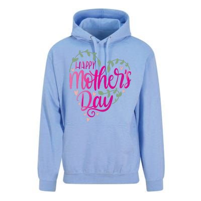 Happy Mother's Day Heart Flower Unisex Surf Hoodie