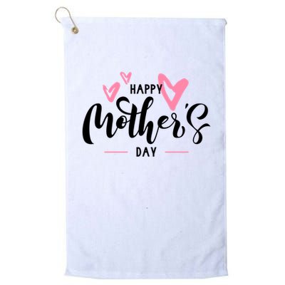 Happy Mothers Day Cute Golf Towel