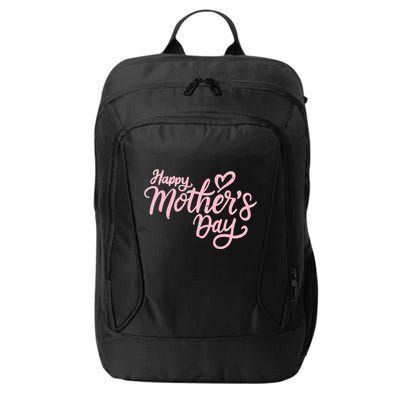 Happy Mothers Day Heart Cute Gift City Backpack