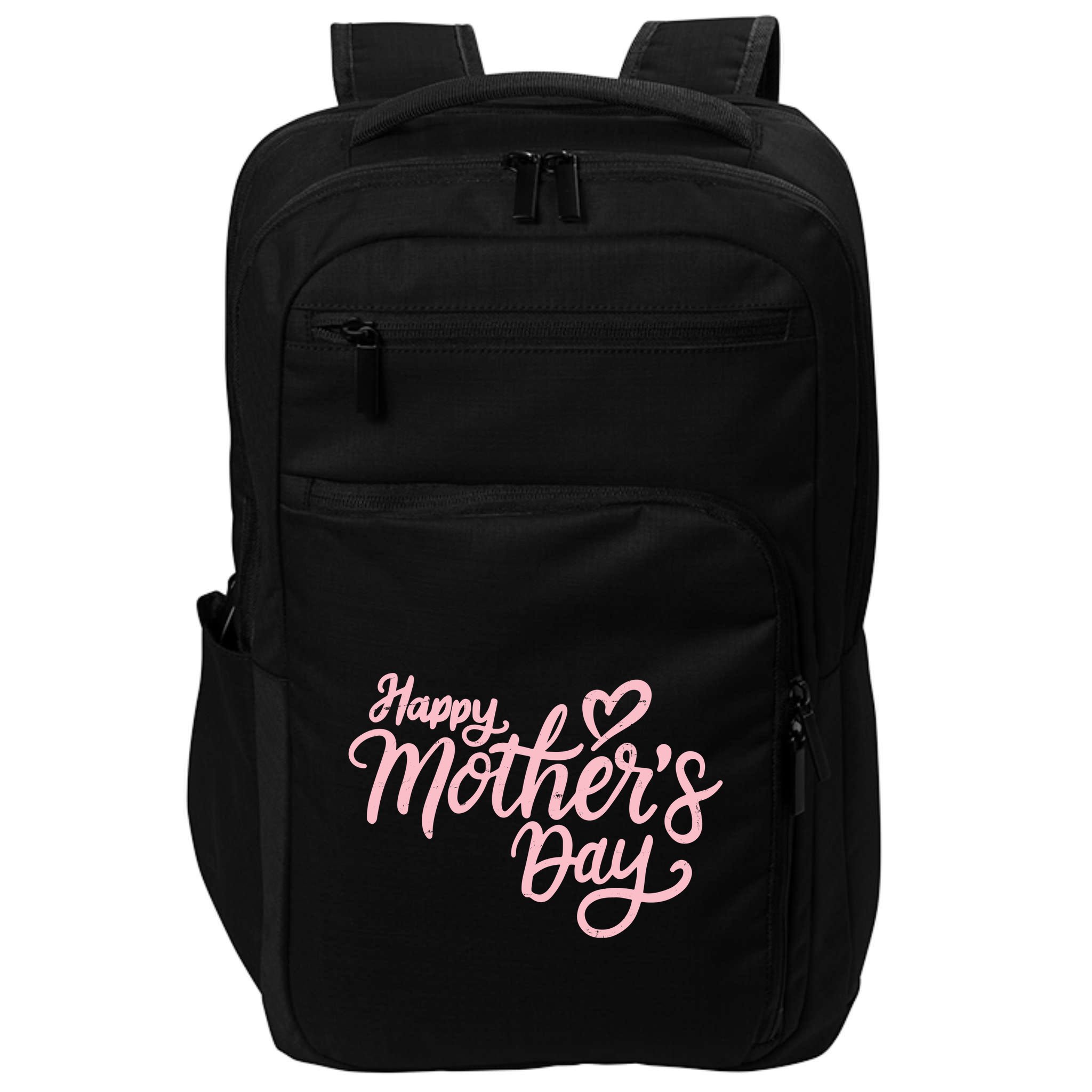 Happy Mothers Day Heart Cute Gift Impact Tech Backpack