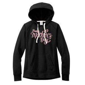 Happy Mothers Day Heart Cute Gift Women's Fleece Hoodie