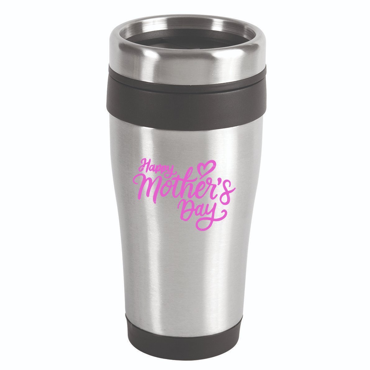Happy Mothers Day Heart Cute Gift 16oz Travel Tumbler