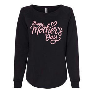 Happy Mothers Day Heart Cute Gift Womens California Wash Sweatshirt