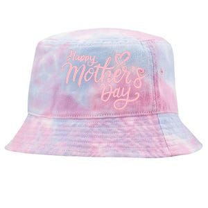 Happy Mothers Day Heart Cute Gift Tie-Dyed Bucket Hat