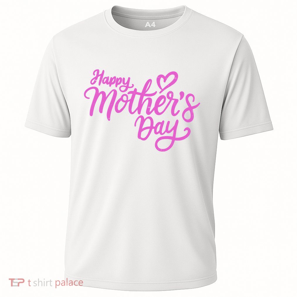 Happy Mothers Day Heart Cute Gift Performance Shirt