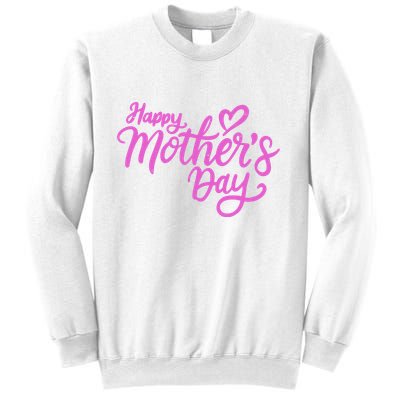 Happy Mothers Day Heart Cute Gift Sweatshirt