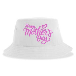 Happy Mothers Day Heart Cute Gift Sustainable Bucket Hat