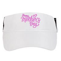 Happy Mothers Day Heart Cute Gift Adult Drive Performance Visor