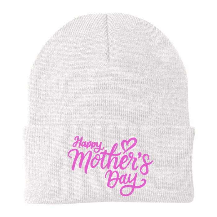 Happy Mothers Day Heart Cute Gift Knit Cap Winter Beanie