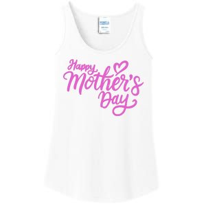 Happy Mothers Day Heart Cute Gift Ladies Essential Tank