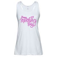 Happy Mothers Day Heart Cute Gift Ladies Essential Flowy Tank