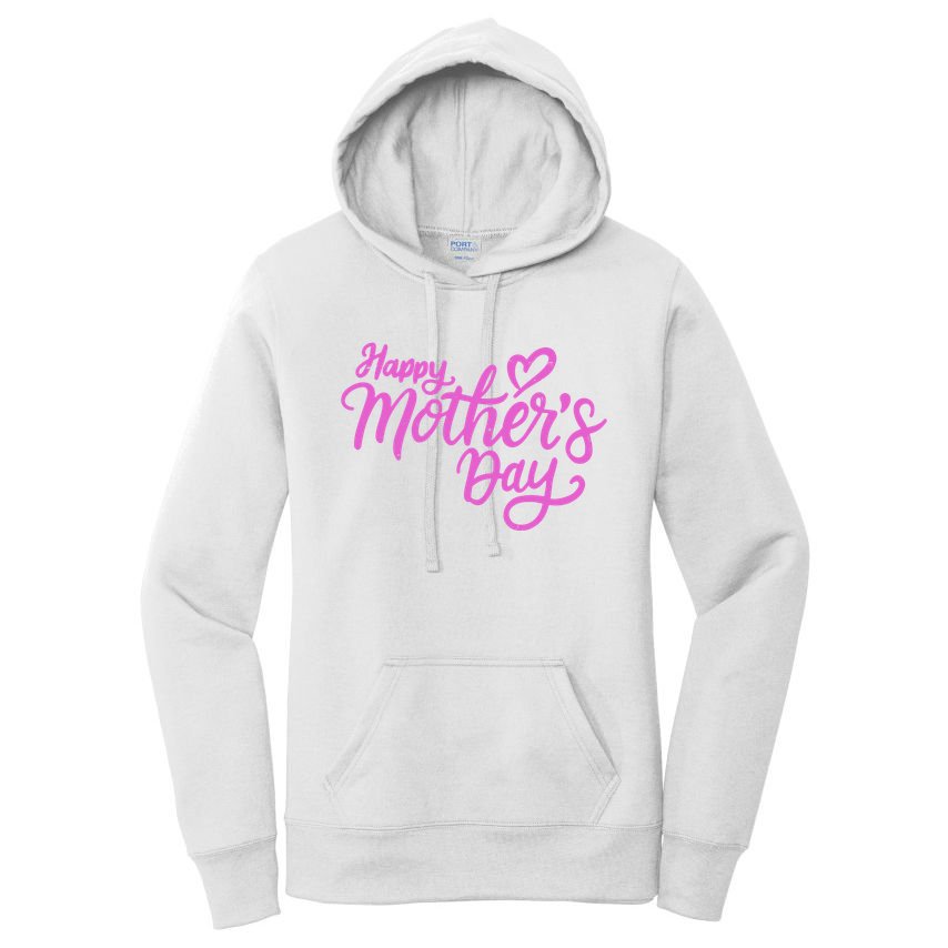 Happy Mothers Day Heart Cute Gift Women's Pullover Hoodie