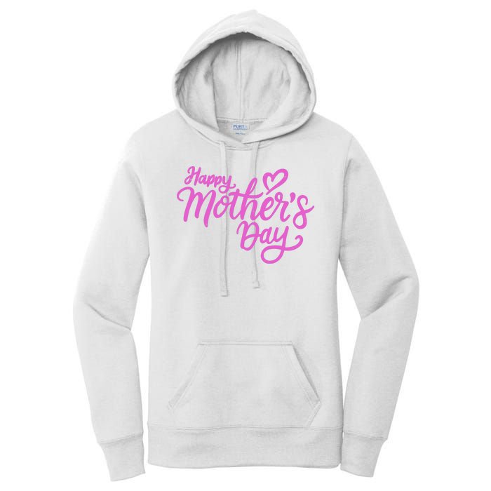 Happy Mothers Day Heart Cute Gift Women's Pullover Hoodie