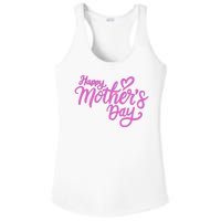 Happy Mothers Day Heart Cute Gift Ladies PosiCharge Competitor Racerback Tank