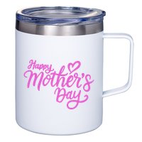 Happy Mothers Day Heart Cute Gift 12oz Stainless Steel Coffee Mug