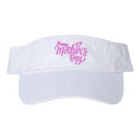 Happy Mothers Day Heart Cute Gift Valucap Bio-Washed Visor