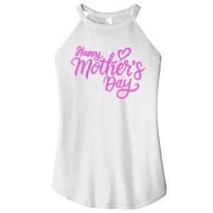 Happy Mothers Day Heart Cute Gift Women's Perfect Tri Rocker Tank