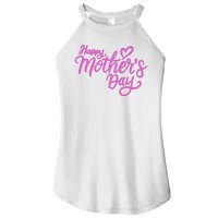 Happy Mothers Day Heart Cute Gift Women's Perfect Tri Rocker Tank