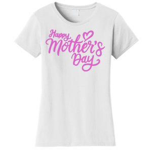 Happy Mothers Day Heart Cute Gift Women's T-Shirt