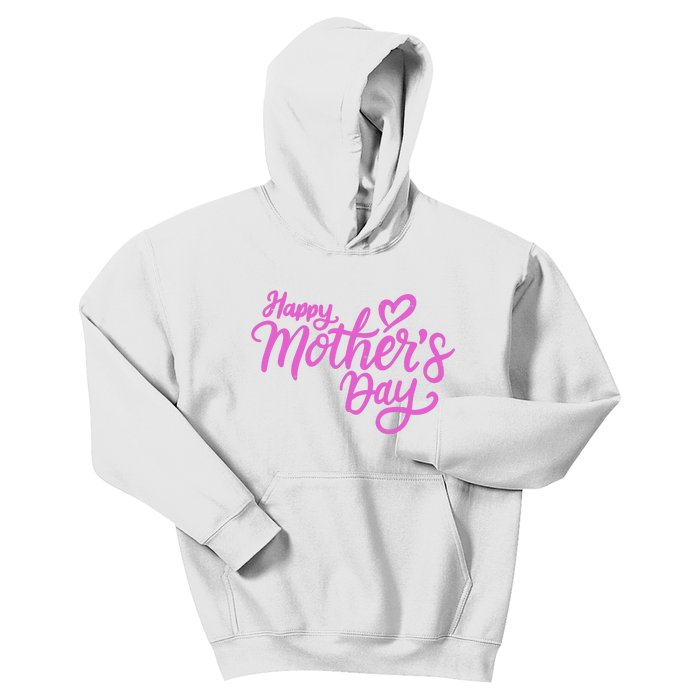 Happy Mothers Day Heart Cute Gift Kids Hoodie