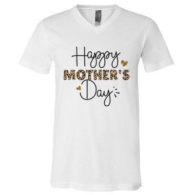 Happy Mothers Day for Mom Mommy Grandma Wo Gift V-Neck T-Shirt