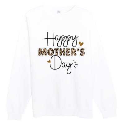 Happy Mothers Day for Mom Mommy Grandma Wo Gift Premium Crewneck Sweatshirt