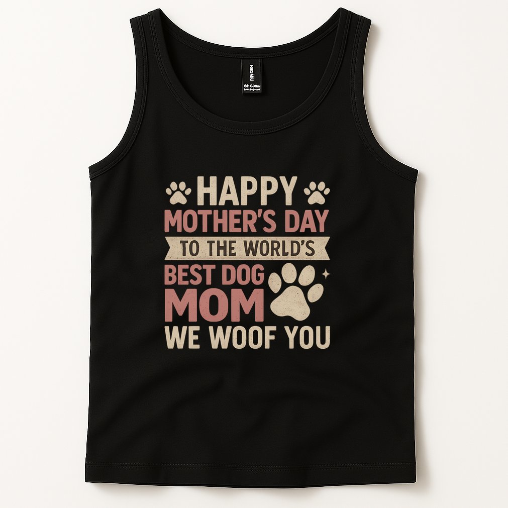Happy Mother's Day to the World's Best Dog Mom Tank Top