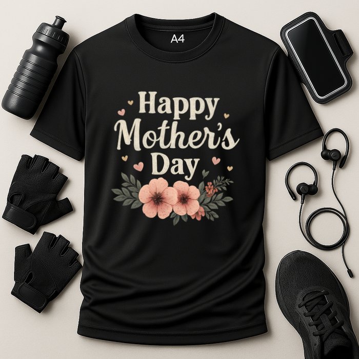 Happy Mother's Day Cooling Performance Crew T-Shirt
