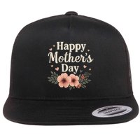 Happy Mother's Day Flat Bill Trucker Hat