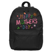 Happy Mothers Day For Baby Saying For Mom 16 in Basic Backpack