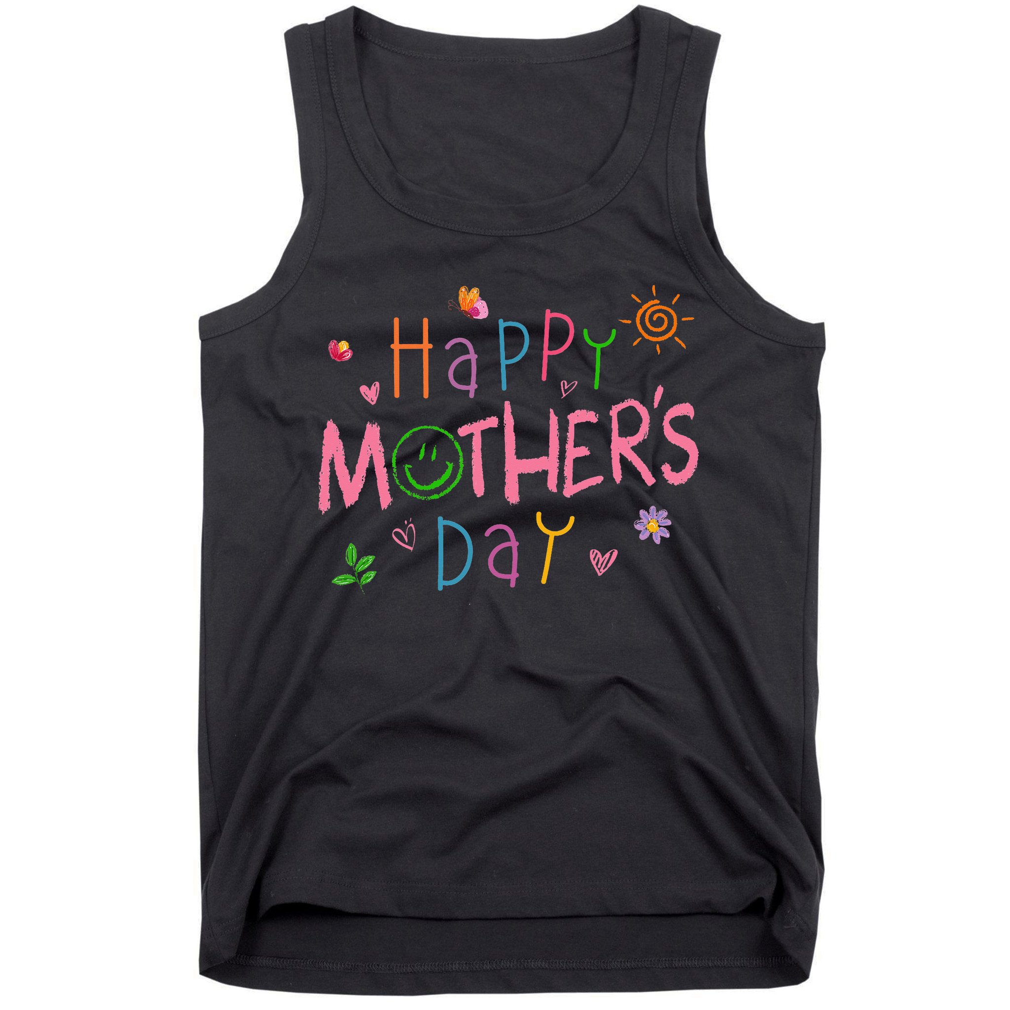 Happy Mothers Day For Baby Saying For Mom Tank Top
