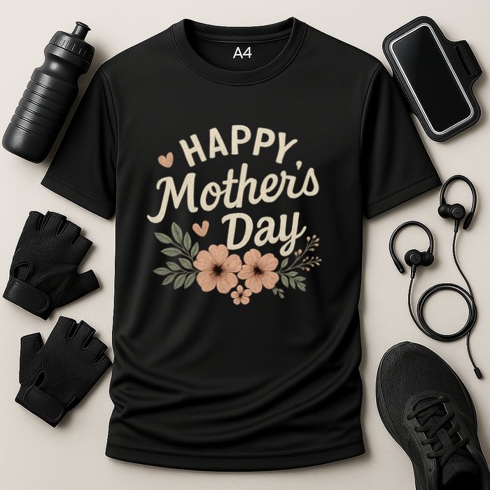 Happy Mother's Day Cooling Performance Crew T-Shirt