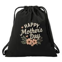 Happy Mother's Day Drawstring Bag