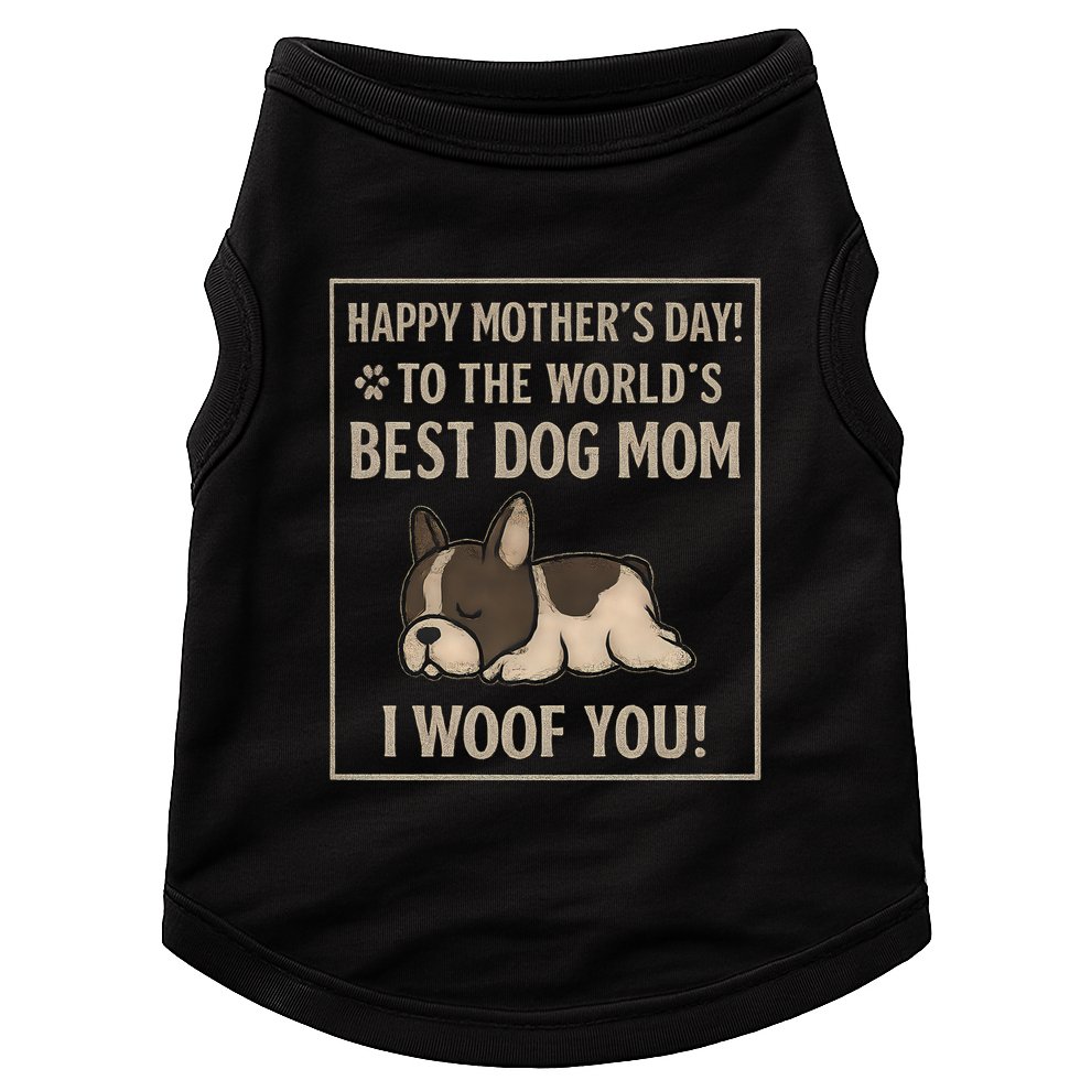 Happy Mother's Day to the World's Best Dog Mom Doggie Tank