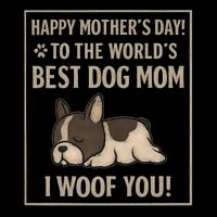 Happy Mother's Day to the World's Best Dog Mom Cooling Performance Crew T-Shirt
