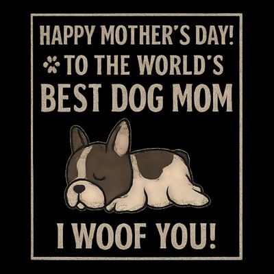 Happy Mother's Day to the World's Best Dog Mom T-Shirt