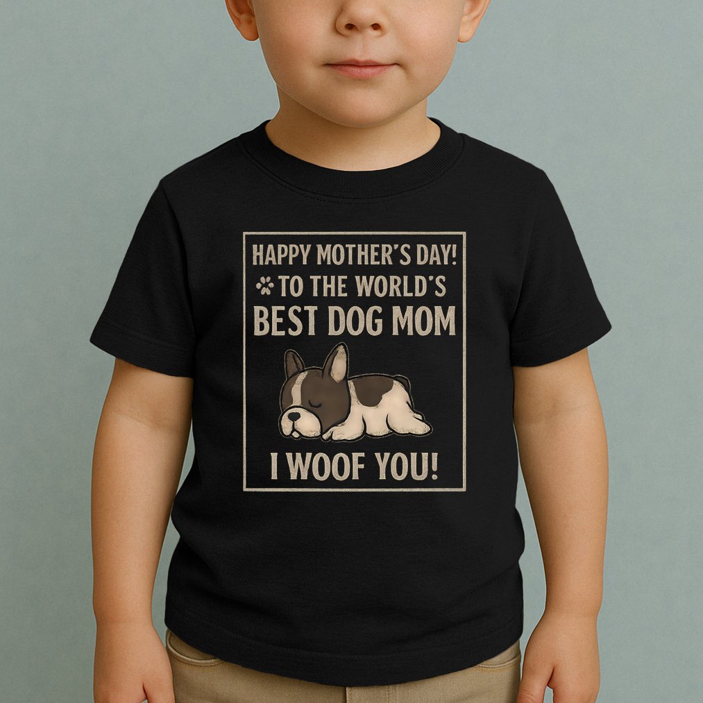 Happy Mother's Day to the World's Best Dog Mom Toddler T-Shirt