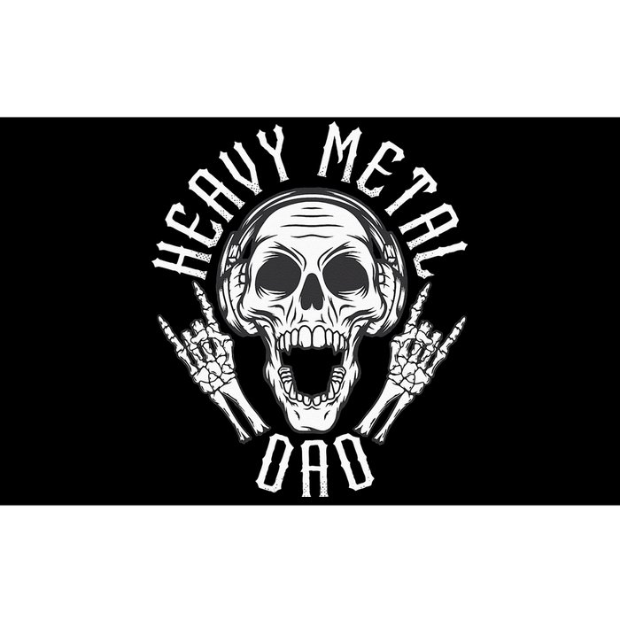 Heavy Metal Dad Rock Metalhead Heavy Metal Dad Bumper Sticker