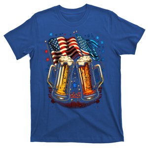 Happy Memorial Day Beer American Usa Flag 4th Of July Great Gift T-Shirt