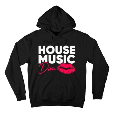 House Music Diva Dj Edm Festival Women Hoodie