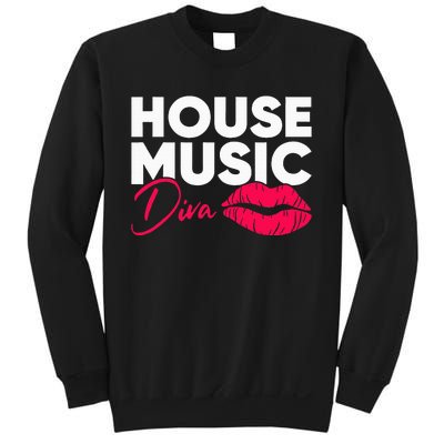 House Music Diva Dj Edm Festival Women Sweatshirt