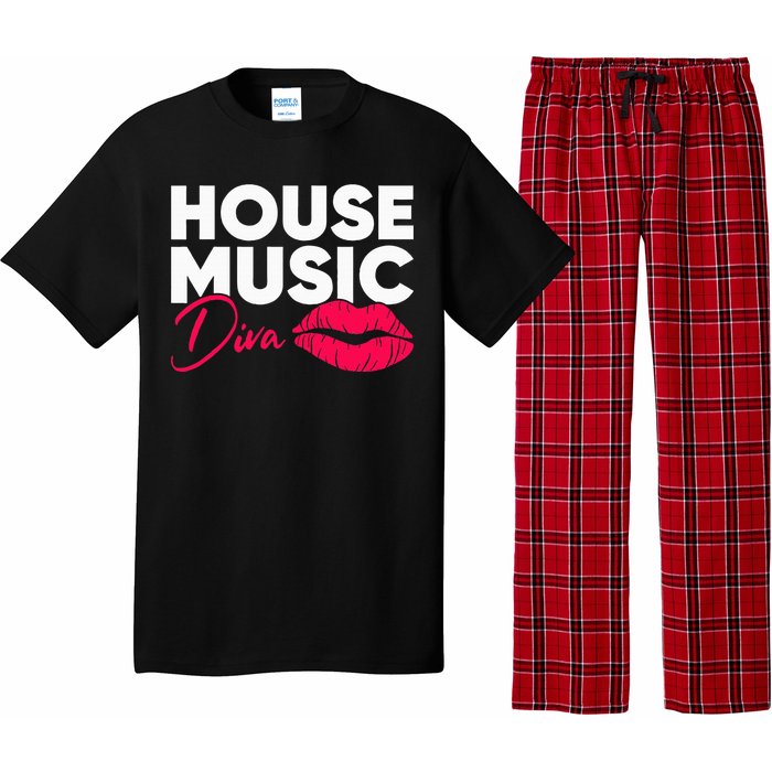 House Music Diva Dj Edm Festival Women Pajama Set