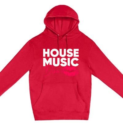 House Music Diva Dj Edm Festival Women Premium Pullover Hoodie