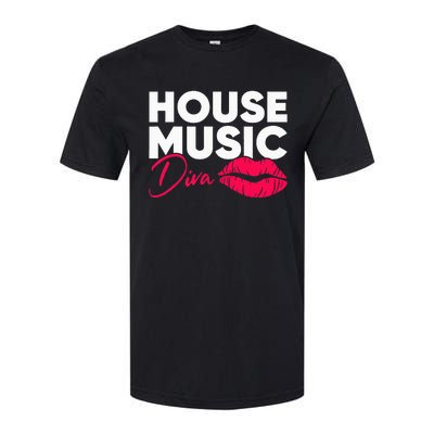 House Music Diva Dj Edm Festival Women Softstyle CVC T-Shirt