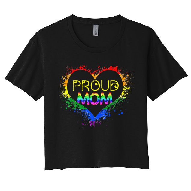 Happy Mothers Day Proud Mom Crop Top