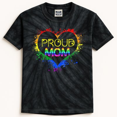 Happy Mothers Day Proud Mom Kids Tie-Dye T-Shirt