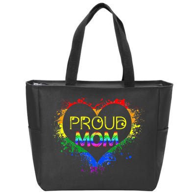 Happy Mothers Day Proud Mom Zip Tote Bag
