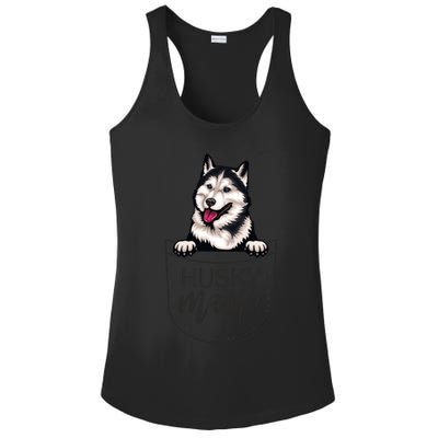 Husky Mama Dog Lover Funny Dog Mom Cute Dog Owner Funny Gift Ladies PosiCharge Competitor Racerback Tank