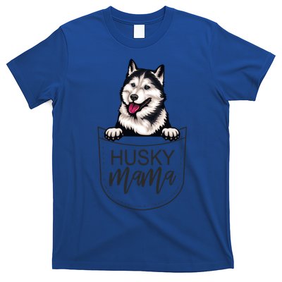 Husky Mama Dog Lover Funny Dog Mom Cute Dog Owner Funny Gift T-Shirt