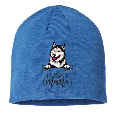 Husky Mama Dog Lover Funny Dog Mom Cute Dog Owner Funny Gift Sustainable Beanie